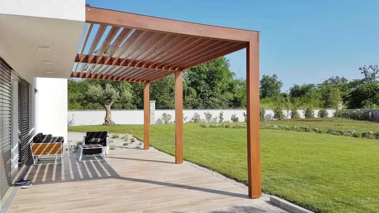Pergola en alu, Le Barcarès, RPS ALU